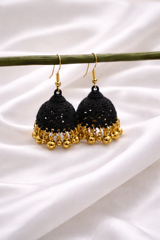 Matt coloured jhumka