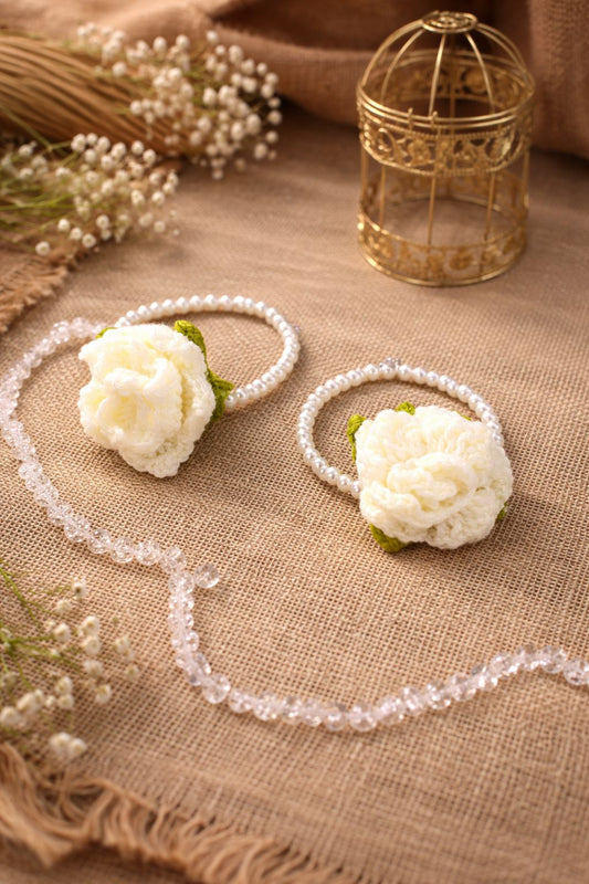 Rose Pearl bracelet pair