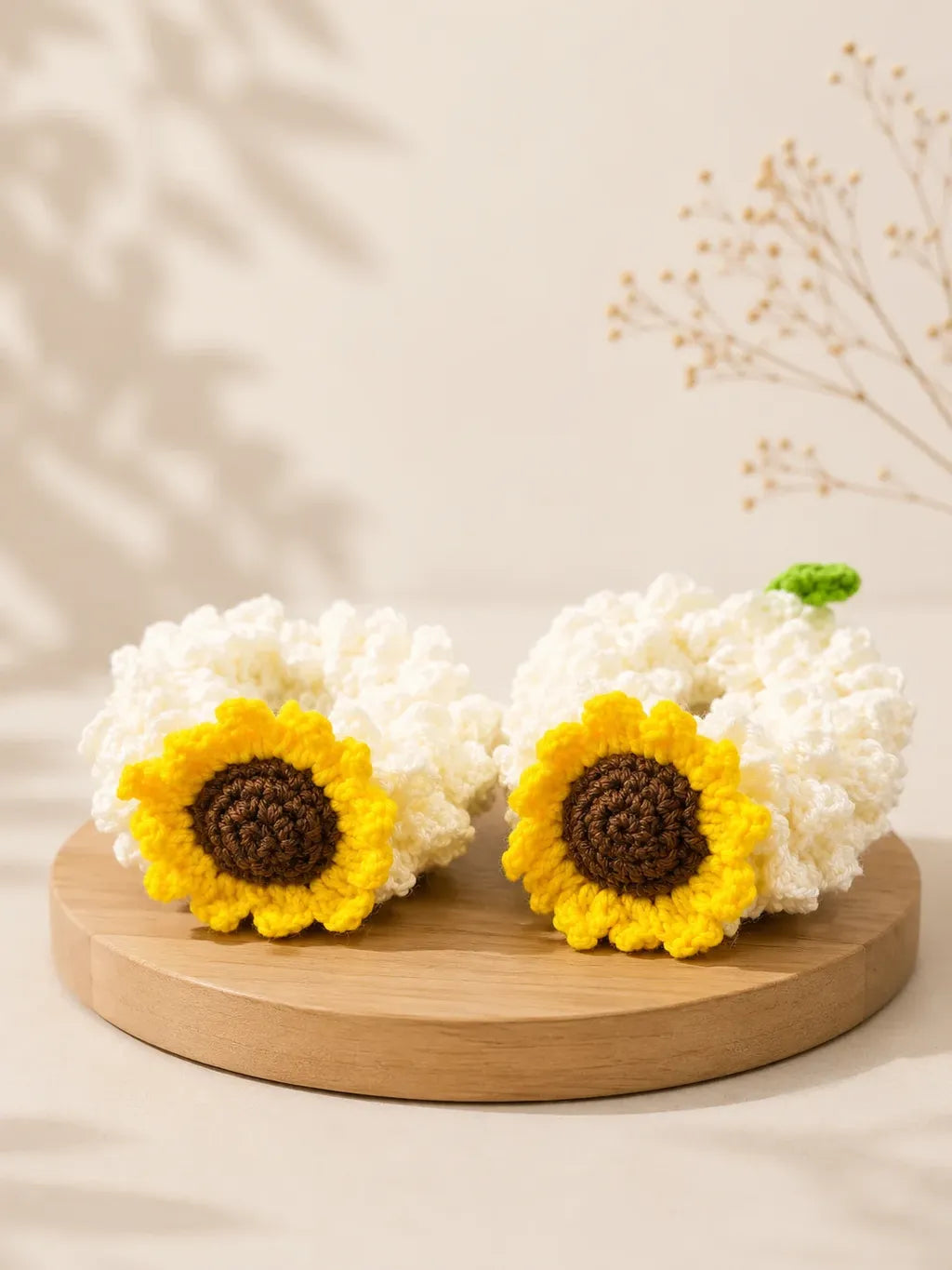 Sunflower Gajra Pair