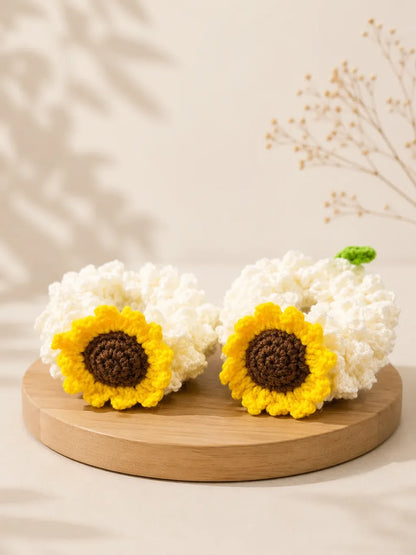 Sunflower Gajra Pair