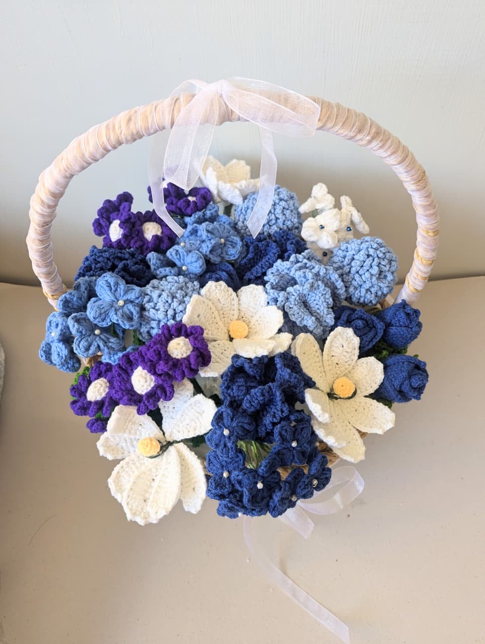 Blue dream Floral Basket