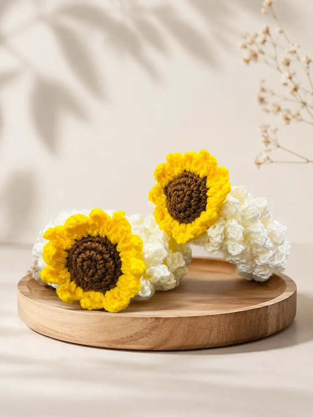 Sunflower Gajra Pair