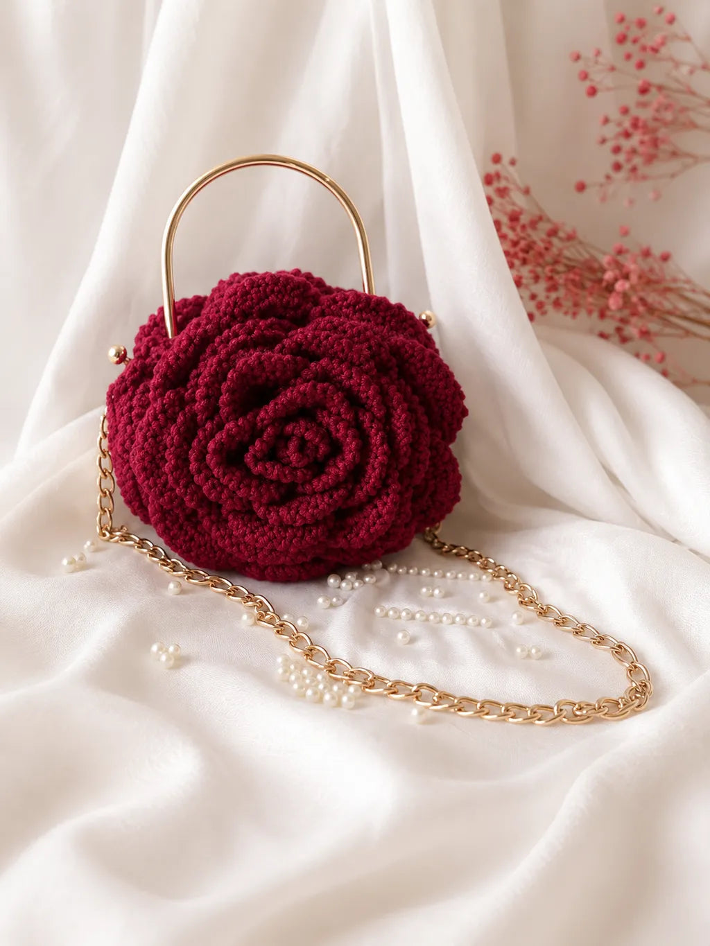 3D Rose Bag