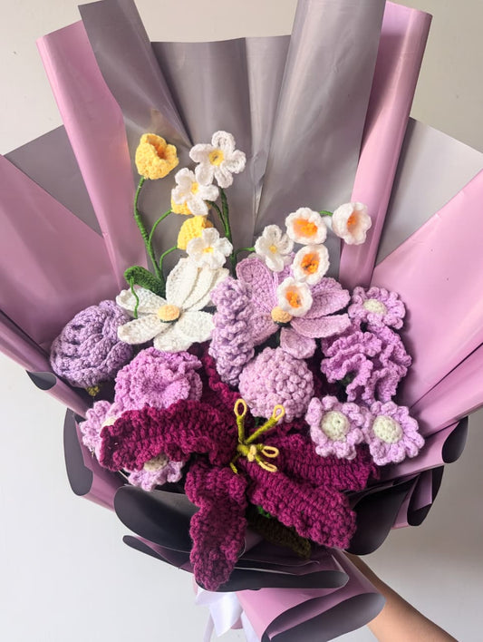 Lavender Dream Crochet Bouquet