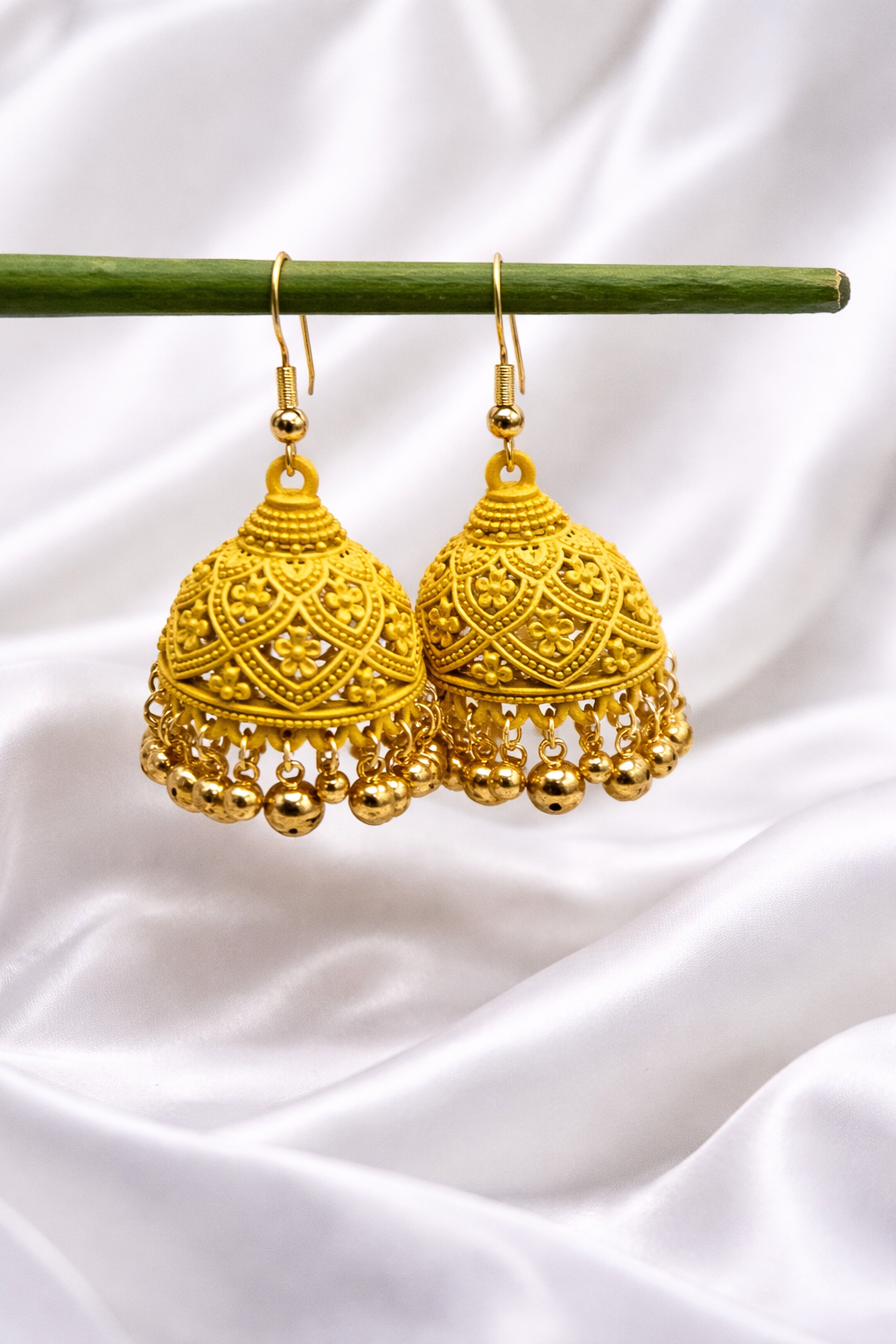 Matt coloured jhumka