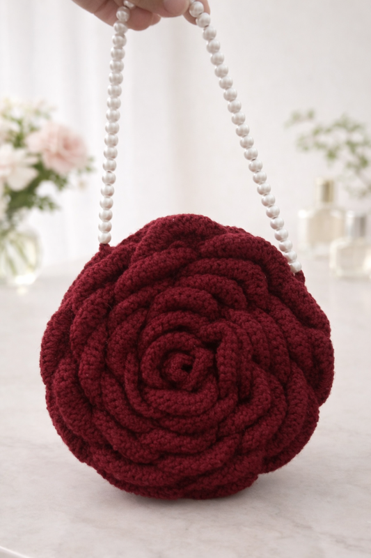 3D Rose Bag